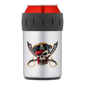   Koozie Pirate Skull with Bandana Eyepatch Gold Tooth: Everything Else