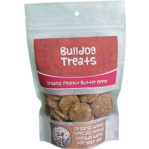  Bulldog Dog Treats Organic Peanut Butter Apple: Pet 