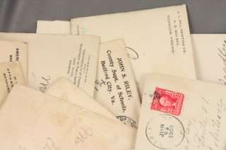 Vintage Paper Early Postal Cover Lot RFD Station Cancel  