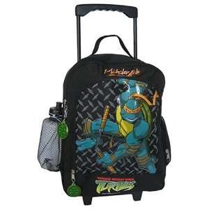  Ninja Turtles Rolling Backpack:Michelangelo: Toys & Games