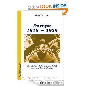 Europa 1918 1939. (German Edition): Günther Mai:  Kindle 