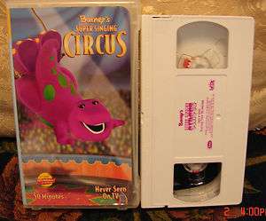 Barneys Super Singing Circus Vhs Video Actimate Compatible EXCELLENT 