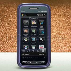 TMobile HTC Touch Pro2 Case Purple Rubberized Faceplate  