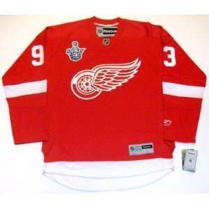   Detroit Red Wings 08 Cup Jersey Real Rbk   X Large