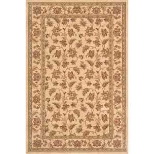   Ladiq Beige LQ01 Traditional 8.0 x 11.0 Area Rug