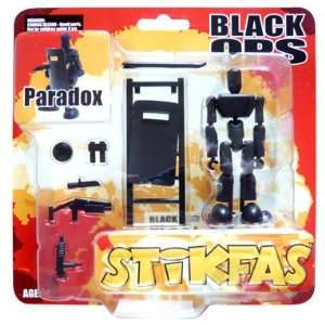  Black Ops Stikfas Paradox Black Figure Toys & Games