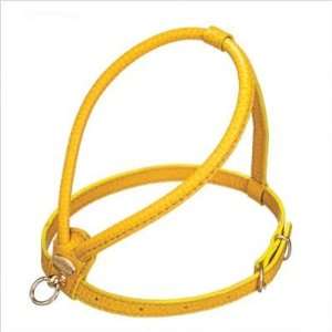  Bundle 87 Fashion Leather Dog Harness in Yellow Size 