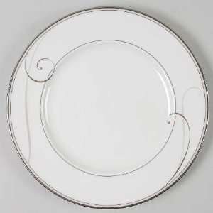 Noritake Platinum Wave Salad Plate, Fine China Dinnerware