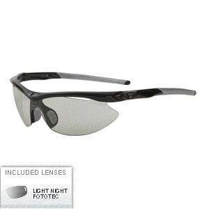 TIFOSI Slip Series Sunglasses, Race Silver Frame, Light Night Fototec 