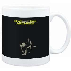 Mug Black  Blood, sweat, tears   Archery  Sports  Sports 