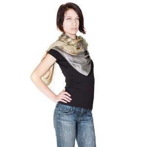  Pashmina Scarf With Graphic Roses and Stripes Everything 