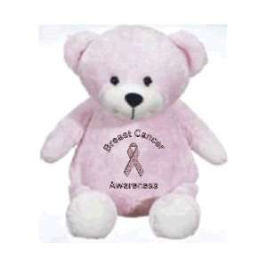   embroidered Breast Cancer Awareness support ribbon.: Toys & Games