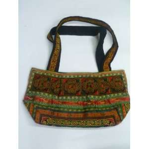 Ethnic Vintage Hmong Bag Handmade By Thai Hill Tribe so Beautiful and 
