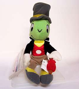   Pinocchio Mini Jiminy Cricket + Umbrella Doll Plush Bean Bag 8 NEW