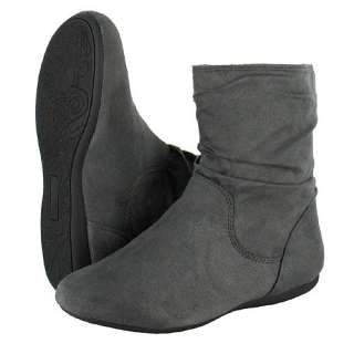 GROOVE LAZE SHORT SLOUCH BOOTS GREY WOMENS US SIZE 8  