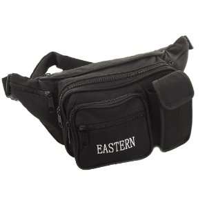  Black Polyester Fanny Waist Belt Pack Bag with Cell Phone 