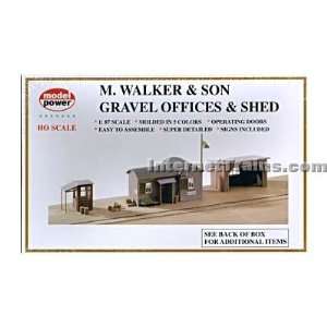    Model Power HO Scale Offices & Shed Building Kit: Toys & Games