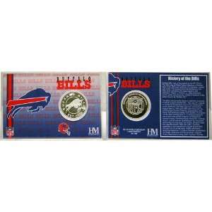   Bills Team History Silver Coin Card   Buffalo Bills One Size: Sports