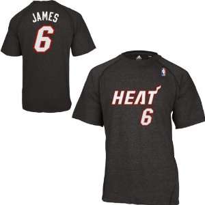  adidas Miami Heat LeBron James ClimaLite Gametime T Shirt 