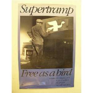   Super Tramp Man Drawing Painting Bird Poster: Everything Else