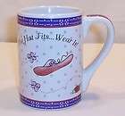 Red Hat Society The Hat Fits Wear It Cup Mug Nice