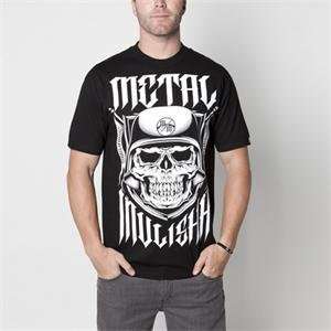  Metal Mulisha Tyrant T Shirt   Small/Black Automotive