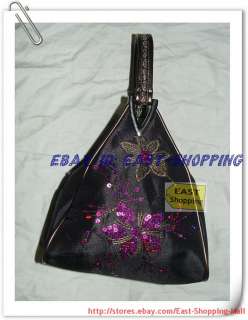 10 PCS Flower Sequin Deltoid Handbags Silk Bags Handbag  