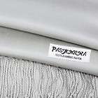   Rayon Shawl Solid Silver Pashmina Wrap Soft Large Scarf w/ Fringe