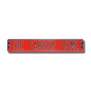 The Carrier Dome Authentic Street Sign:  Sports & Outdoors