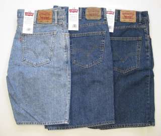 Mens Levis 550 Relaxed Fit Shorts   Sizes 34, 38 & 40   Color Choice 