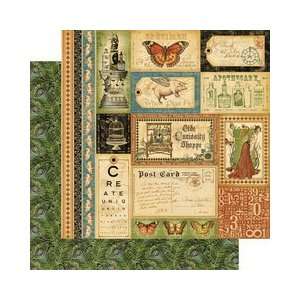  Olde Curiosity Shoppe Double Sided Paper 12X12 Bazaar Of 