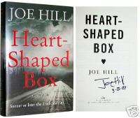 Heart Shaped Box Joe Hill signed Stephen King First ED 9780061147937 