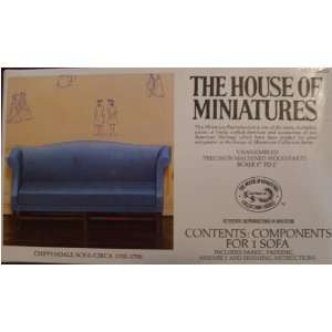  The House of Miniatures 40015 chippendale sofa/circa 1750 1790 