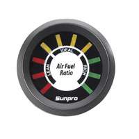 1Sunpro/2 in. black Style Line electric air fuel ratio gauge