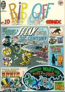 Rip Off Comix #10 Freak Brothers Wonder Wart Hog Gilbert Shelton 1st 