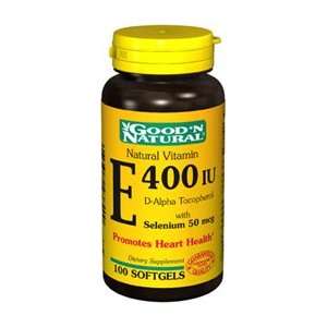 400 I.U. with Selenium   100 softgels,(Goodn Natural)  