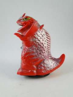 Vintage Godzilla Wind Up Monster Toy Spark Mouth Japan Tin Plastic 