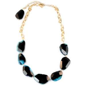  Catherine Nicole Rianna Blue Agate Necklace: Jewelry