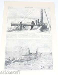 The Siren Fog Whistle / The Bessemer Saloon Steam Ship 1875 Maritime B 