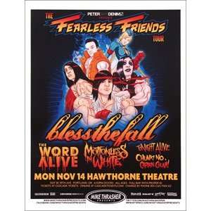  Bless The Fall   Posters   Limited Concert Promo
