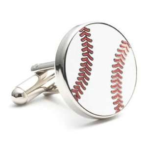  Baseball Themed Executive Cufflinks w/Jewelry Box by Cuff 