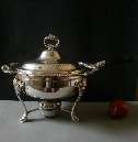 GORHAM STRASBOURG Silverplate Chafing dish with Burner *REDUCED PRICE 