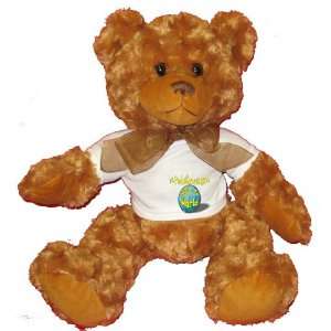   Rock My World Plush Teddy Bear with WHITE T Shirt: Toys & Games