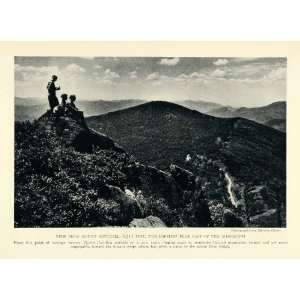  1926 Print Mount Mitchell Appalachian Mountain Summit 