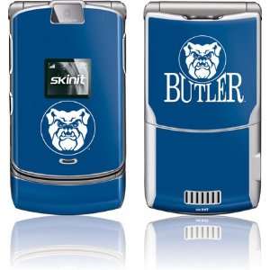  Blue background w/ Butler Bulldog skin for Motorola RAZR 