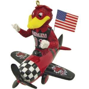   South Carolina Gamecocks Mascot Airplane Ornament