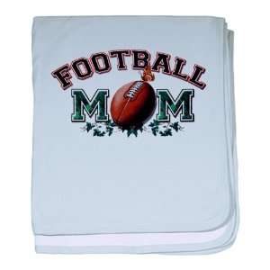  Baby Blanket Sky Blue Football Mom with Ivy: Everything 