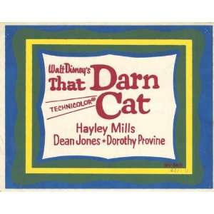  That Darn Cat   Movie Poster   11 x 17