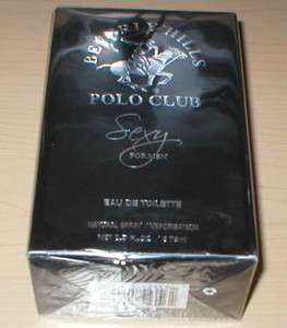 Beverly Hills Polo Club Sexy for Men Mens Cologne EDT 2.5 oz NEW 