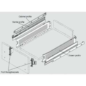  Blum 330H400PC15 Drawer Systems White